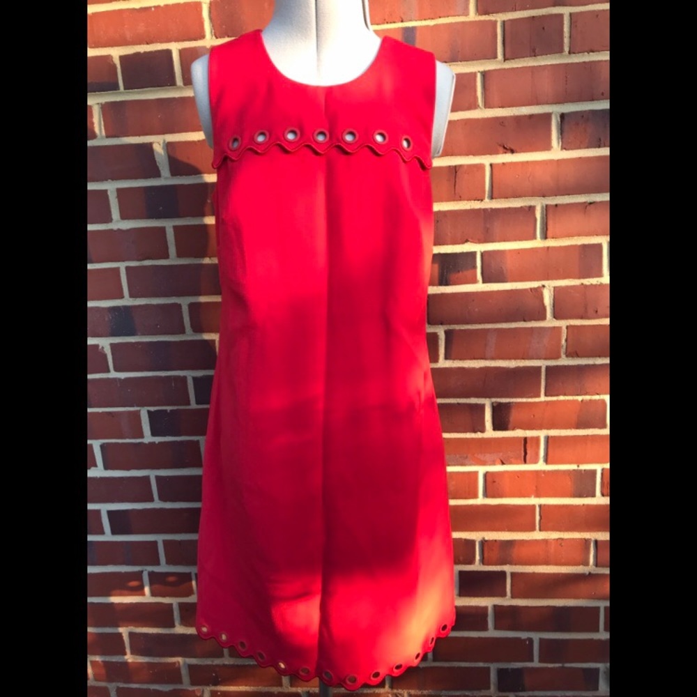 J. Crew Red Shift Dress - Sz 00